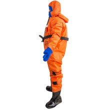 Marine insulated immersion suit with life jacket